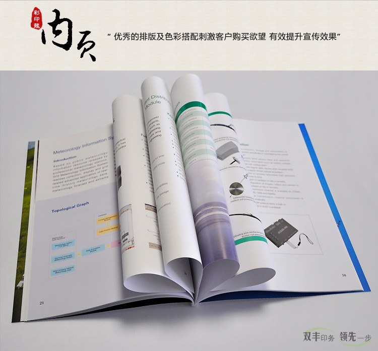 內(nèi)頁：優(yōu)秀的排版及色彩搭配刺激客戶購買欲望，有效提升宣傳效果